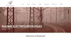 Desktop Screenshot of bhartiyaispat.com